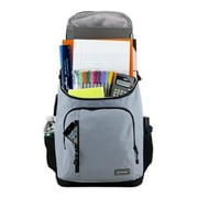 Eastsport Unisex Legend Laptop Backpack, Cool Gray