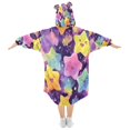 thumbnail image 2 of BZSMCE Wearable Blanket Hoodie Fashion Starry Constellation Dance Home Wear, 2 of 7
