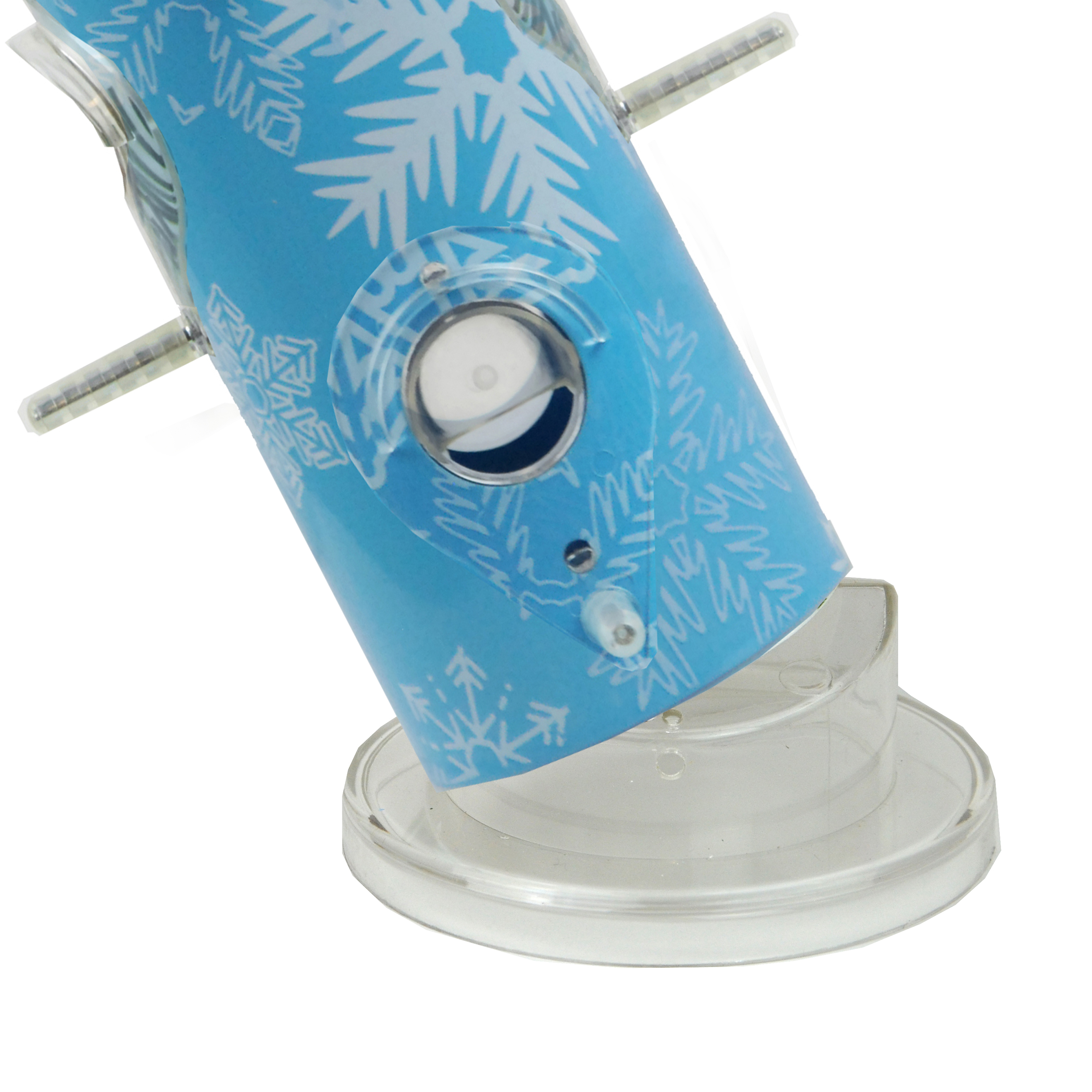 Perky-Pet Snowflake Metal Tube Wild Bird Feeder