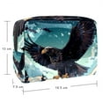thumbnail image 5 of Bird PVC Waterproof Cosmetic Travel Bag Zipper Pouch Large Capacity Printed Design for Ladies Girls Men - for Travel, 5 of 6