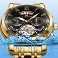 thumbnail image 4 of Reloj de pulsera para hombre, cronógrafo, resistente al agua, esfera grande, 4 of 5