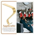 thumbnail image 5 of WRISTBIQUE Fireplace Mantel Stocking Holders Golden Iron 2Pcs Easter Holiday Decorating, 5 of 10