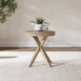 thumbnail image 2 of Liberty Furniture Brentwood Round End Table for Living Room - Sandstone Oak Wood, 2 of 7