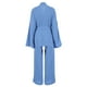 thumbnail image 5 of VISgogo Conjuntos de pijamas para mujer, cárdigan de manga larga de color sólido con cinturón + conjunto de pantalones largos elásticos de cintura alta VISgogo  moda, 5 of 6