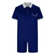 thumbnail image 4 of Mens Casual Pantalones Turndown Cuello Manga Corta Mitad Cremallera Blusa Y Bolsillos Pantalones Traje Deportivo para Diario, 4 of 9