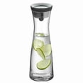 thumbnail image 5 of Water Carafe 1.8l High Borosilicate Glass Bottle Basic Tilting Lid Closure Jug, 5 of 5