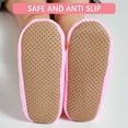 thumbnail image 5 of G&Y Women's Slipper Socks - Animal Pairable, Non-Slip Fuzzy Slipper Socks, Pink, M, 5 of 6
