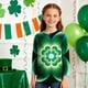 thumbnail image 4 of Blusas y camisas de manga larga con cuello redondo, informales, con estampado del Día de San Patricio, de manga tres cuartos y cuello redondo, para niños de talla mediana y grande., 4 of 6