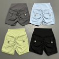 thumbnail image 3 of Women Sport Shorts Pockets Gym Sexy High Waist Workout Push Up Booty Scrunch Biker Shorts Pants Fitness Cycling Tights, 3 of 6