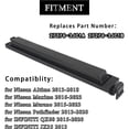 thumbnail image 3 of TAPDRA 272763JC1A Cabin Air Filter Cover Door Easy Installation For Altima 2013-2018 Automotive Hvac System Component, 3 of 8