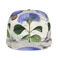 thumbnail image 2 of Fotbe Vintage Flower Flat Bill Visor Cap Classic Snapback Hat Polyester Foam Trucker Hat Trucker Cap Adjustable Baseball Cap, 2 of 9