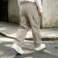 thumbnail image 6 of Edvintorg Boys Cargo Pants Outdoor Elastic Waisted Loose Casual Workout Hiking Pant with Pocket Boys Fashion Size 5-15, 6 of 7