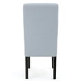 thumbnail image 5 of Noble House Nico Indoor Contemporary Fabric Dining Chairs, Set of 2, Light Sky, 5 of 9