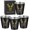 Black + Gold, variant on Deer Head Shot Glasses Bulk Set of 4 with Gift Box for Men Women, Stainless Steel Shot Glass Drinking Tumbler, Stag Hunting Gifts for Hunters, Small 70Ml Shot Cups for Whiskey Tequila Vodka, Gold