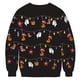 thumbnail image 5 of Jersey de manga larga con estampado digital navideño para parejas Pompotops oipoqjl18751, 5 of 7