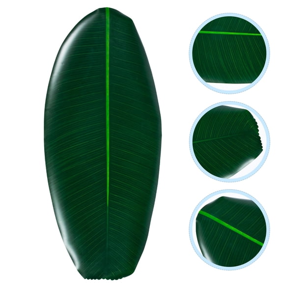 Milisten Peva Green Leaf Table Runner Waterproof Decorative House Table Cover
