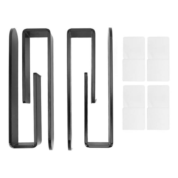 EGNMCR 4PC Adhesive Hat Hooks For Wall 4-Pack Multipurpose Wall Mounted Easy Installation Acrylic Hat Rack For Baseball Caps Cap Organizer For Bedrooms Living Room Storage rack