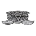 thumbnail image 2 of Sacred Moon Triple Goddess Pentagram With Celtic Knotwork Incense Stick Holder, 2 of 7