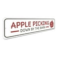 thumbnail image 3 of Apple Novelty Sign, Metal Wall Decor - 4x18 inches, 3 of 4