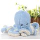 thumbnail image 2 of Pulpo Asdomo de peluche, lindos animales marinos, juguete de peluche, realidad, almohada de tiro de felpa suave, juguete, 39,9 cm, algodón PP, azul, azul 40 cm/15,75" (H) Vhermosa LN-2241-2, 2 of 4