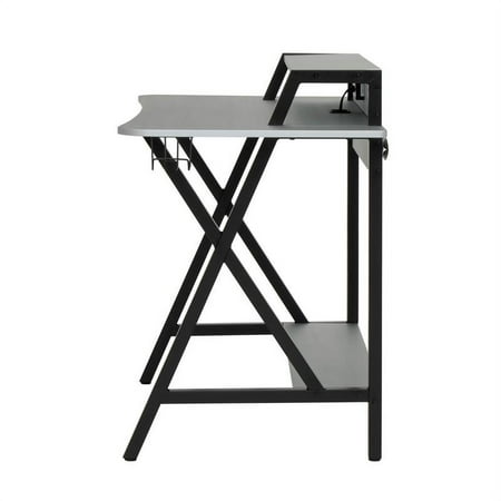 SD Gaming - Challenger Curved Table - Racing Silver