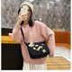 thumbnail image 2 of Canvas bag cute cartoon bear doll school bag for female students black, 2 of 5