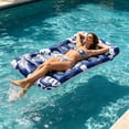thumbnail image 5 of Nkmbld Inflatable Pool Floats Lounger for Adults, Ultra Comfort Water Hammock with Headrest for Swimming Pool Tanning, Summertime Beach Outdoor, 5 of 8