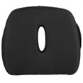 thumbnail image 2 of Cojín de asiento de oficina, cómodo cojín de espuma viscoelástica transpirable para asiento de silla, cojín de asiento de rendimiento confiable, 2 of 12