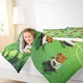 thumbnail image 3 of Manfei Sport Games Full Size Comforter Sets,Kawaii Capybara Print Bedding Comforter Set,Green,Reversible,3pcs,1 Comforter and 2 Pillowcases, 3 of 7