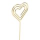 thumbnail image 1 of 10Pcs Table Number Stands Layered Heart Style Stable Base Electroplated Metal Place Card Holder for Wedding Party Office Gold, 1 of 3