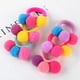 thumbnail image 2 of 10pcs/lot Children Hair Accessories Baby Kids Hair Ring Hair Ropes Pompon Elastic Hair Band Girl Lovely Ball Rubber Band (Random Color), 2 of 2