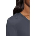 thumbnail image 3 of Med Couture Touch Scrubs Top For Women V-Neck Tuck In MC7448, 3 of 6