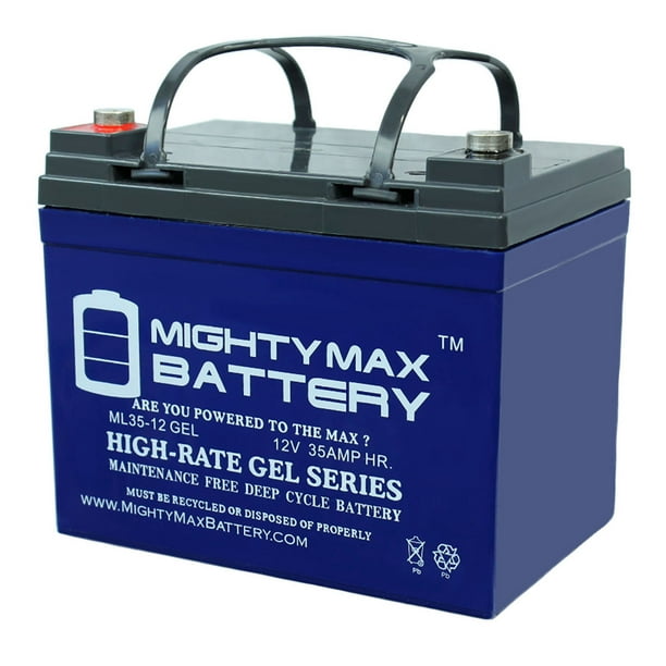 12V 35Ah GEL Battery Remplacement pour AGM1248T Solo