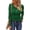Bright Green, variant on Women Long Sleeve Shirts Spring Solid Button Up V Neck Lace Long Sleeves Slim Fit Knit Casual Fall T-Shirts