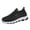 Black, variant on Rokment Orthopedic Slip on Walking Shoes for Women Lightweight Comfortable Arch Support Platform Wedge Low Heel Athletic Running Tennis Nursing Sneakers Black Size 6