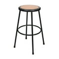thumbnail image 2 of Hampden Furnishings Flynn Collection 30" Masonite/Steel Science Stool, Black, Pack of 2, 2 of 7