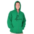 thumbnail image 5 of Keep Calm Funny EMT Humor Zip Up Hoodie Men's Women's Brisco Brands X, 5 of 6