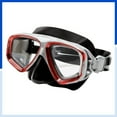 thumbnail image 1 of Dolfino Pro Vega Youth Swim Mask - Red, 1 of 5