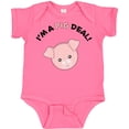 thumbnail image 3 of Inktastic I'm a Pig Deal Cute Pig Pun Boys or Girls Baby Bodysuit, 3 of 5