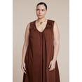 thumbnail image 4 of ELOQUII Women's Plus Size Shirred Neckline Tank Dress, 4 of 6