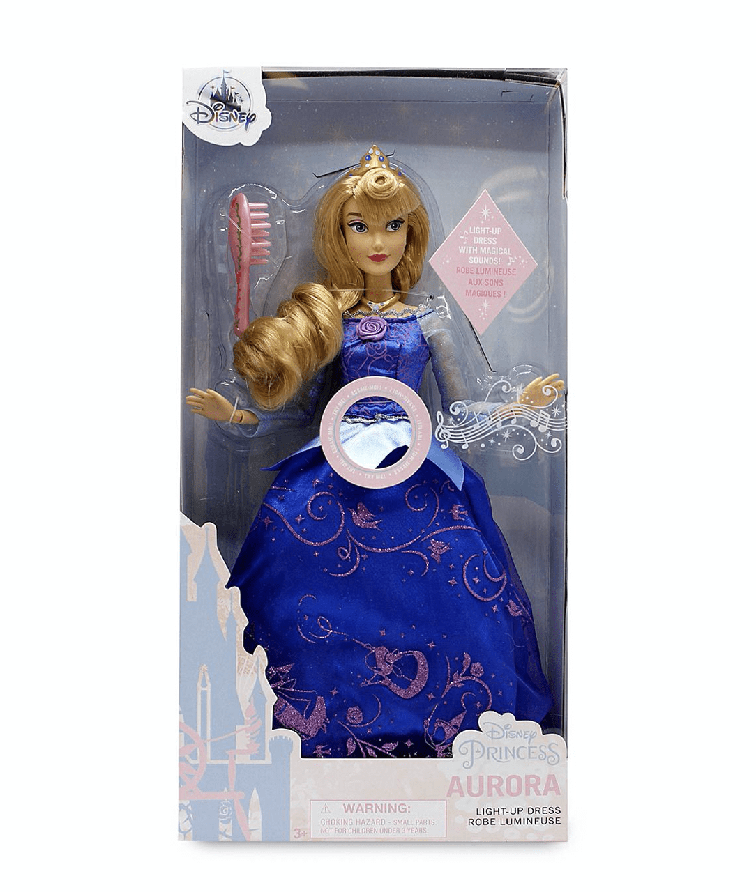 Disney Store Beauty & the Beast Belle Premium Doll with Light-Up Dress and Sound