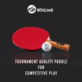 thumbnail image 5 of JP WinLook Ping Pong Paddle - 4 Pack; Pro Premium Table Tennis Racket Set; 8 Professional Game Balls; Rubber Spin Bat; Trainin, 5 of 5