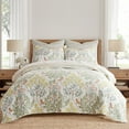 thumbnail image 4 of Levtex Home - Monami - Euro Sham Set of 2 - Oblong Design - Grey and White - (26x26in.) - Reversible - Cotton, 4 of 4