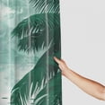 thumbnail image 3 of Orinice Leaf No Hook Shower Curtain with Snap in Liner, Summer Tropical Plants Banana Leaves Hotel Shower Curtains for Bathroom, Washable Shower Curtain Liner Set with Mesh Top Window,  36x72, 3 of 7