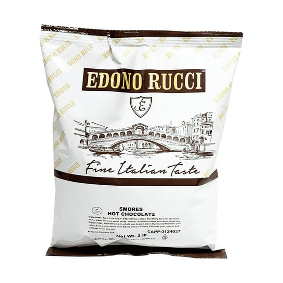 Edono Rucci Powdered Smores Hot Chocolate Mix, 2lbs (1 Bag)
