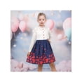 thumbnail image 4 of Sunny Fashion Girls Dress Valentines Love Heart Floral Lace Party Wedding Birthday 10 Years, 4 of 9