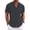 #03 Dark Gray, variant on Cotton Short Sleeve Shirts for Men Summer Casual Button Down Shirts Lightweight Breathable Dress Shirt, #03 Navy, S