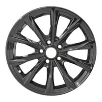 Remanufactured Painted Gloss Black Aluminum Wheel 18 x 7.5 fits 2023-2025 Honda CR-V