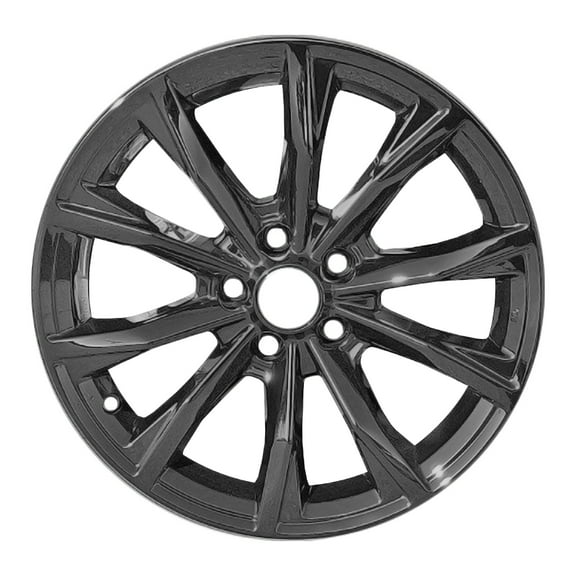 Remanufactured Painted Gloss Black Aluminum Wheel 18 x 7.5 fits 2023-2025 Honda CR-V