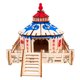 thumbnail image 1 of EeaseMX Casa de madera para hámster, refugio para hámster, escondite para ratas, plataforma de juego para cobayas, 1 of 7